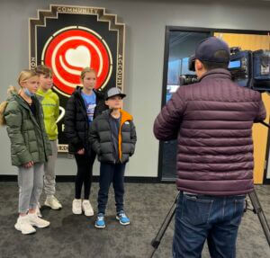 Youth volunteers speak to KETV reporter, Josh Kristiano, about their volunteer experience at Heart Ministry Center. 