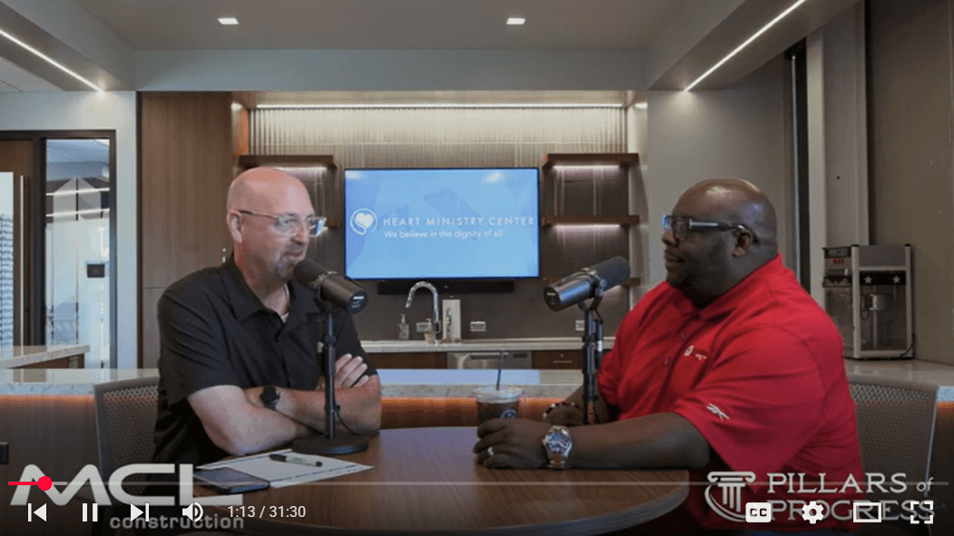 Pillars of Progress Podcast, Travis Justice sits down with Damany Rahn, CEO of Heart Ministry Center